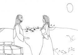 3 – jesus spricht mit ihr sw